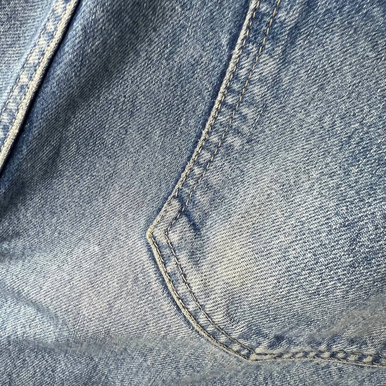 Edwin Crazy Vintage Edwin Denim Slim Baby Blue Jeans Y2k Size US 31 - 7 Thumbnail
