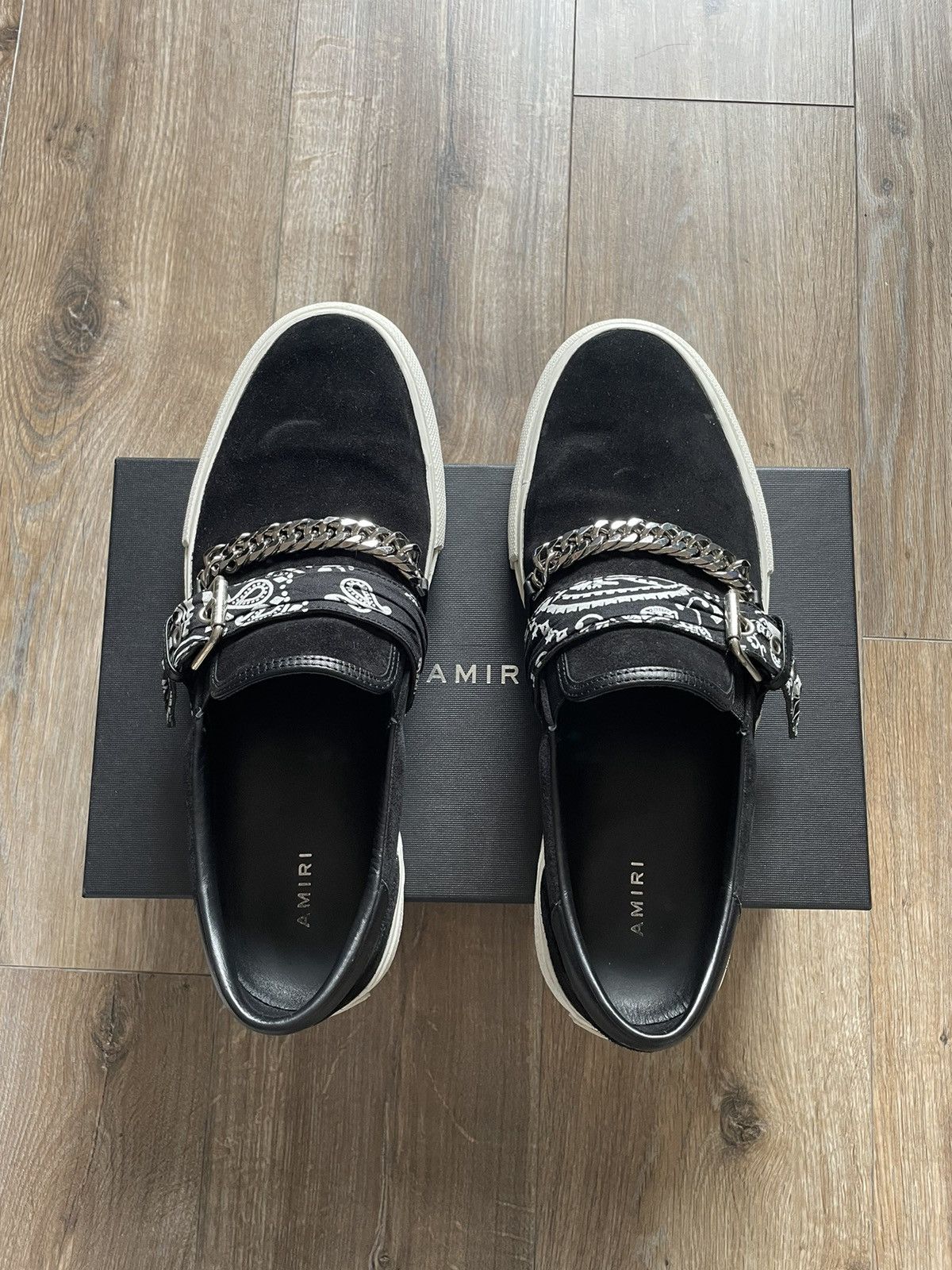 Amiri Bandana Slip ons Size US 12 / EU 45 - 2 Thumbnail
