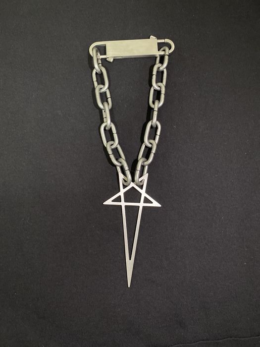 Rick Owens Rick Owens Pentagram Choker | Grailed