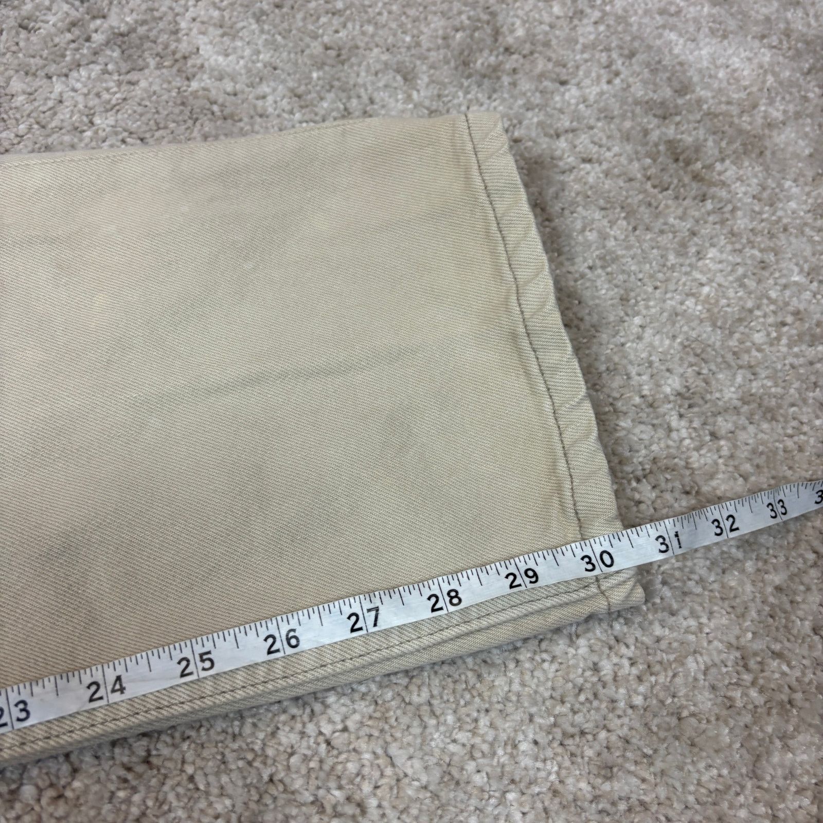 Levi's × Vintage Vintage 90s Levi's 501 Straight Leg Beige Denim Jeans 36x30 Size US 36 / EU 52 - 7 Thumbnail