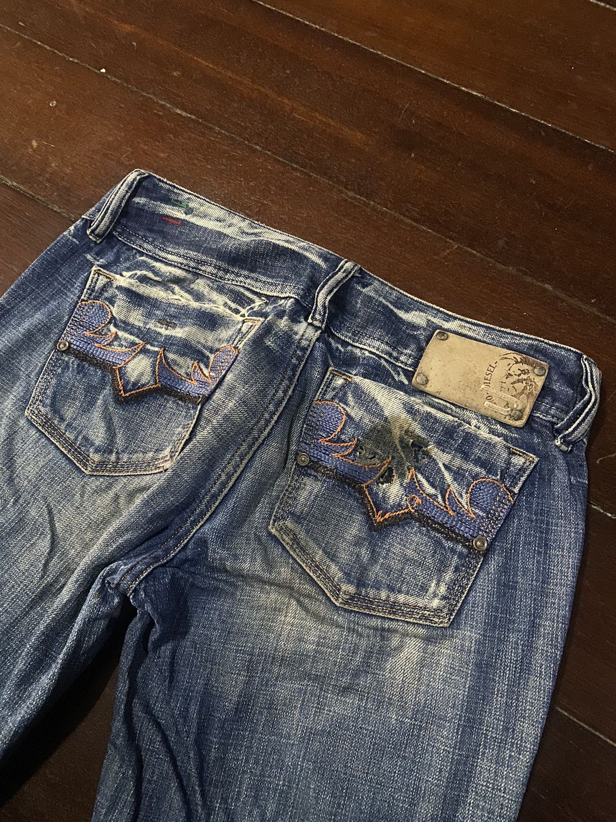 Designer × Diesel Fire 🔥 DIESEL RECKFLY made in italy distressed nice faded Size 30" / US 8 / IT 44 - 15 Thumbnail