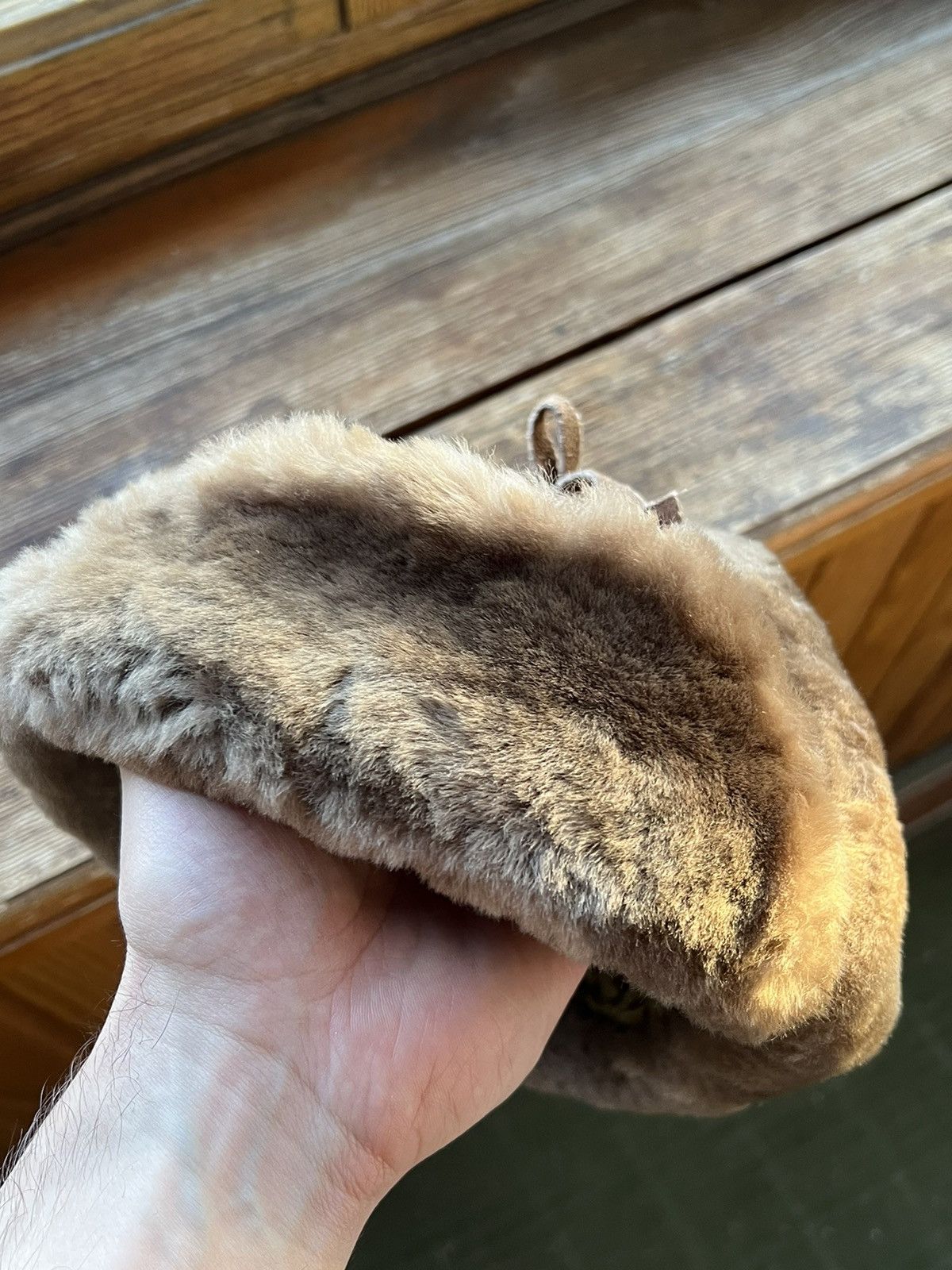 Leather Vintage Ushanka CRAMBES Y2K Leather Trapper Hat Rare Size ONE SIZE - 13 Thumbnail