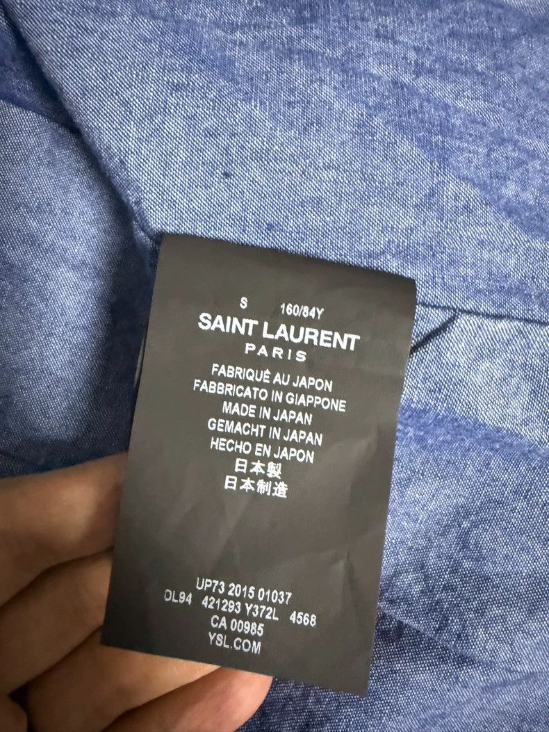 Saint Laurent Paris Saint laurent paris Denim Patchwork Cape 2506-Nextarrow Size US S / EU 44-46 / 1 - 4 Thumbnail