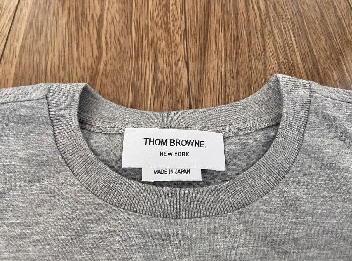 Thom Browne THOM BROWNE Basic Solid Crew Neck Short Sleeve T-shirt Size US S / EU 44-46 / 1 - 3 Thumbnail
