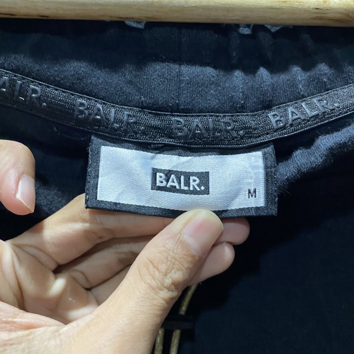 BAL BALR. Black Sweatpants - "LIFE OF A BALR." Gold Logo Joggers Size US 32 / EU 48 - 11 Thumbnail