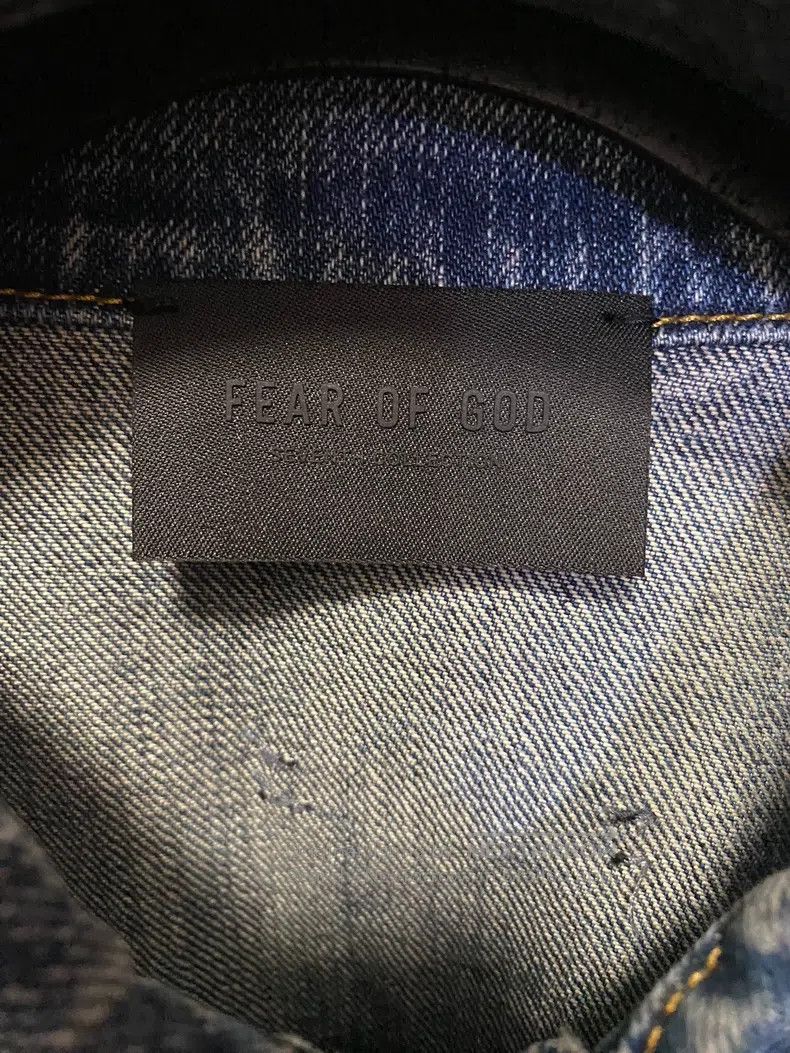 Fear of God Fear of God Three-year washed denim jacket Size US S / EU 44-46 / 1 - 3 Thumbnail