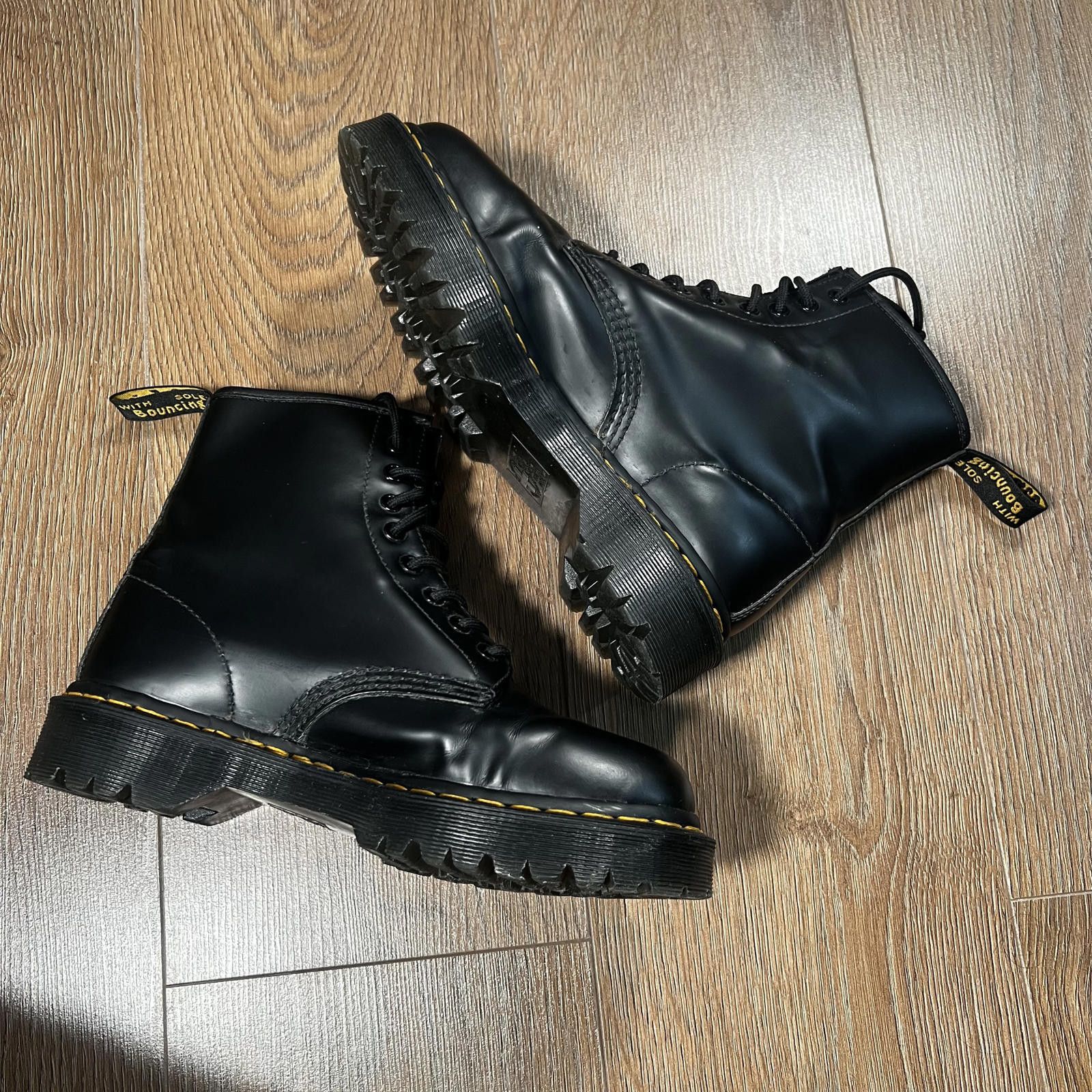 Dr. Martens 💥 Dr. Martens 1460 BEX Black Leather Boots UK Size 7 EU 41 Size US 8 / EU 41 - 3 Thumbnail