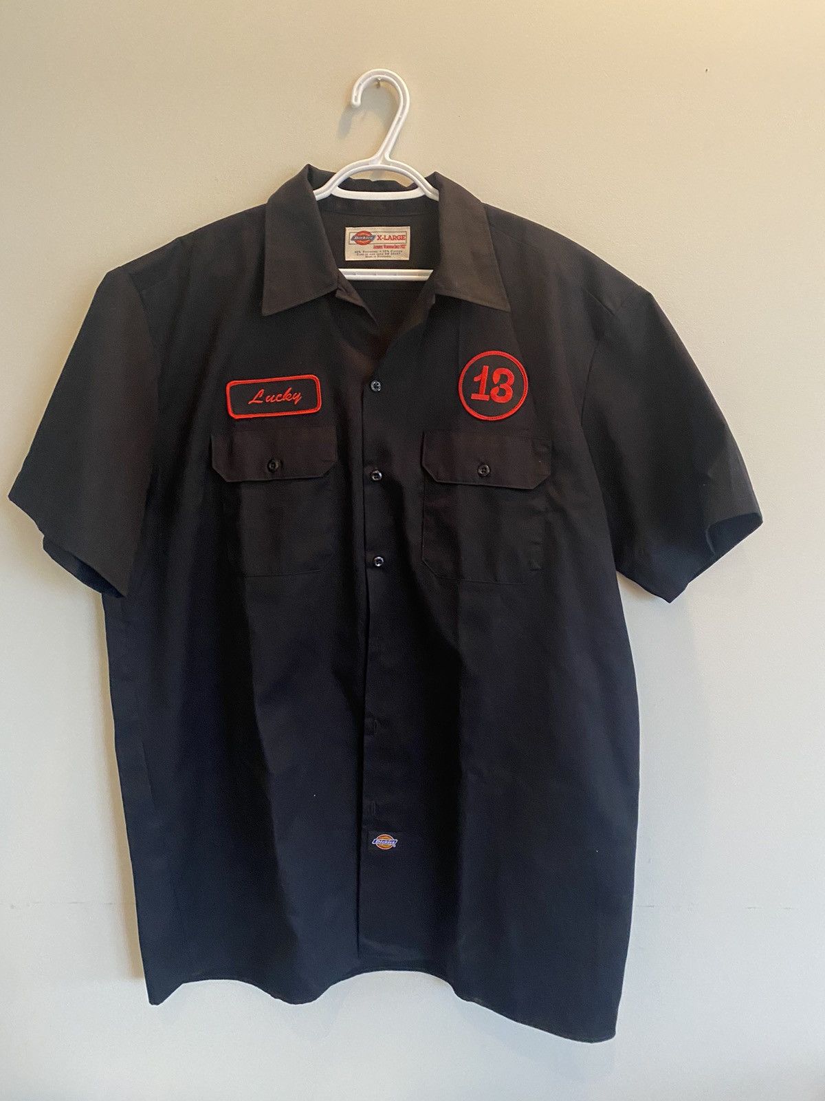 Japanese Brand × Vintage Vintage Lucky 13 Dickies Choppers Work Shirt Size US XL / EU 56 / 4 - 2 Thumbnail