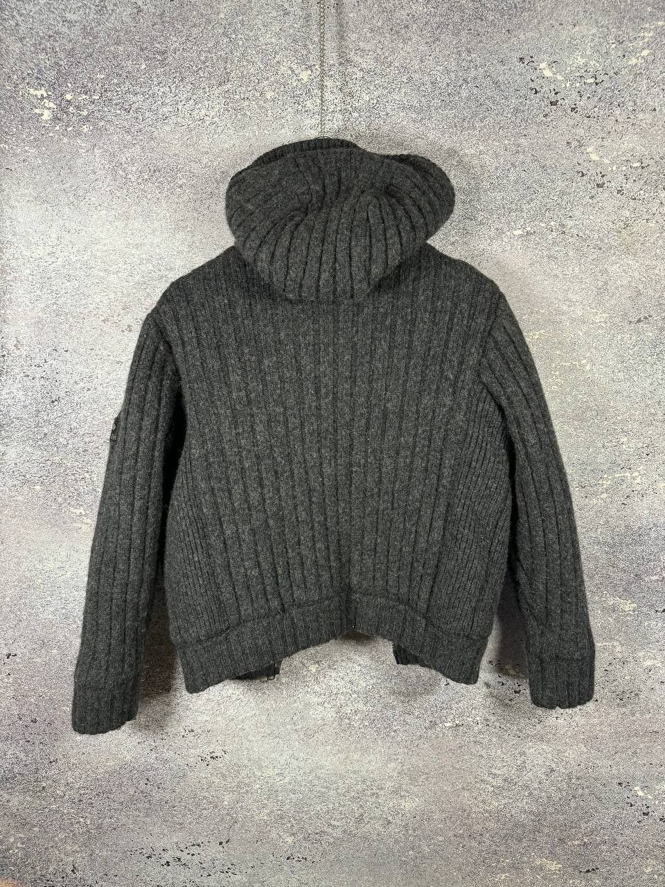 Schott × Vintage Vintage Schott NYC Wool Hooded Gray Jacket Large Military Size L / US 10 / IT 46 - 10 Thumbnail