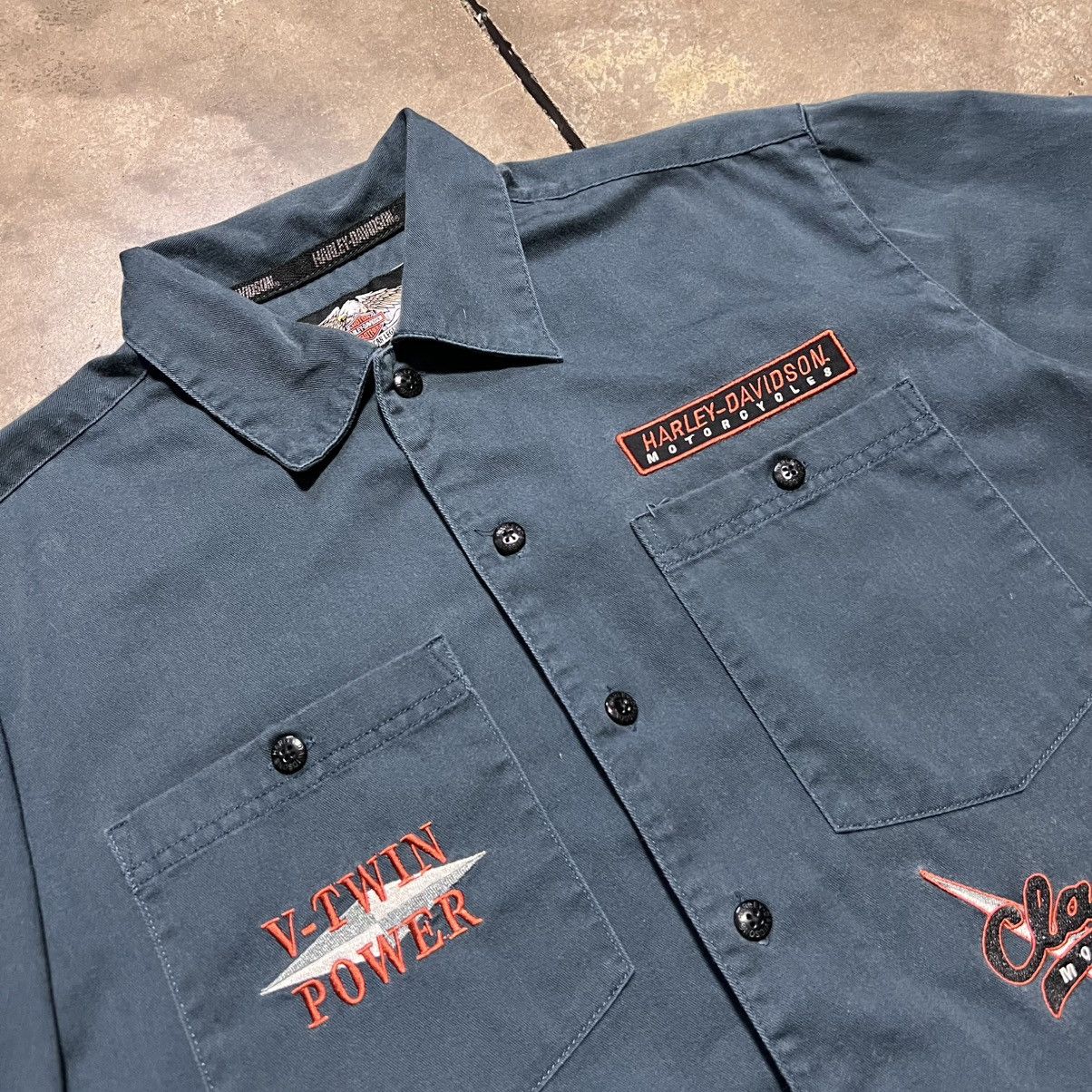 Harley Davidson Vintage Harley Davidson Mechanic Garage Shirt Button Up Y2K Size US M / EU 48-50 / 2 - 5 Thumbnail