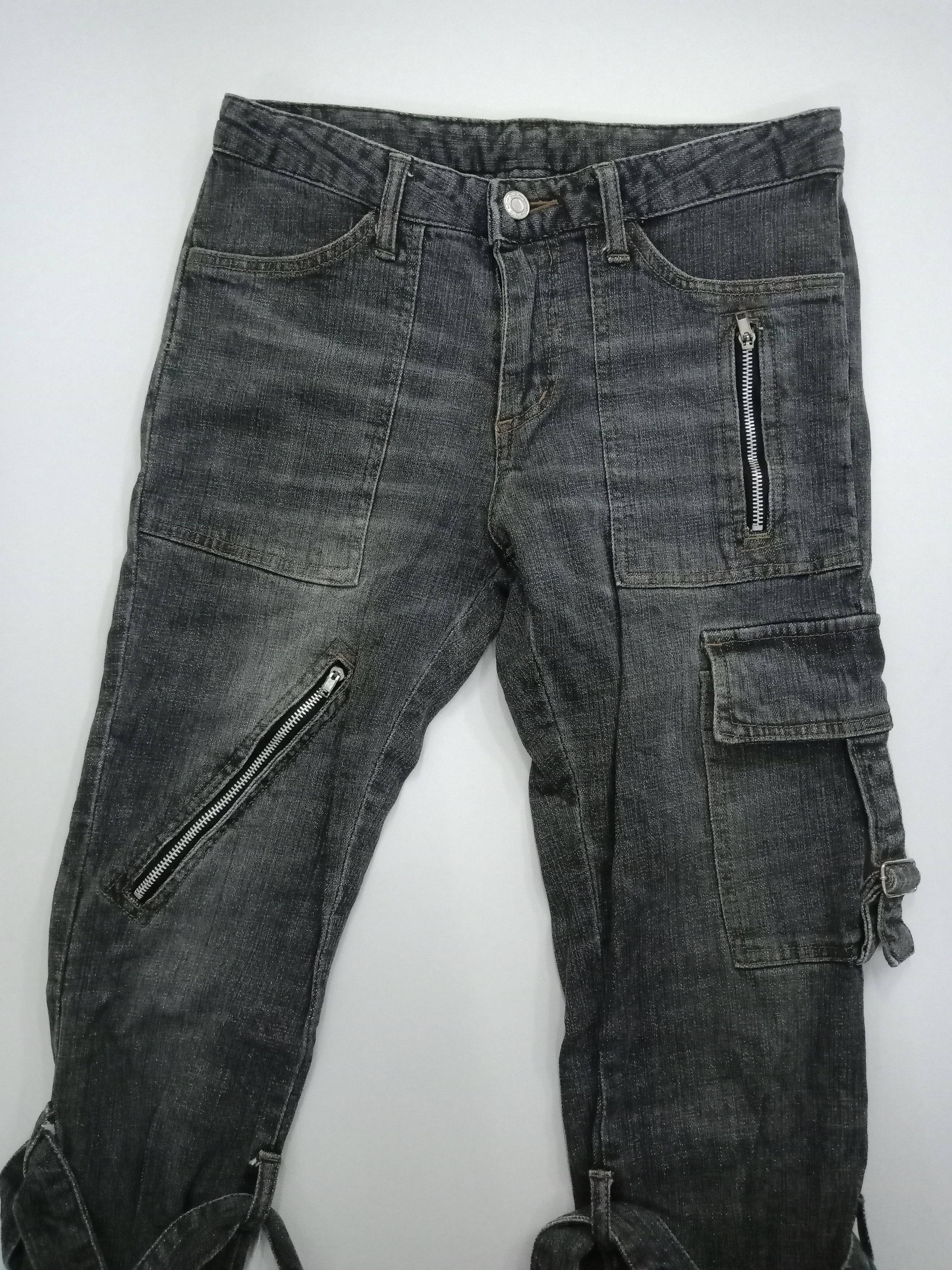 Le Grande Bleu (L.G.B.) N23 Bondage Flare Pants #P1 Size US 29 - 4 Thumbnail