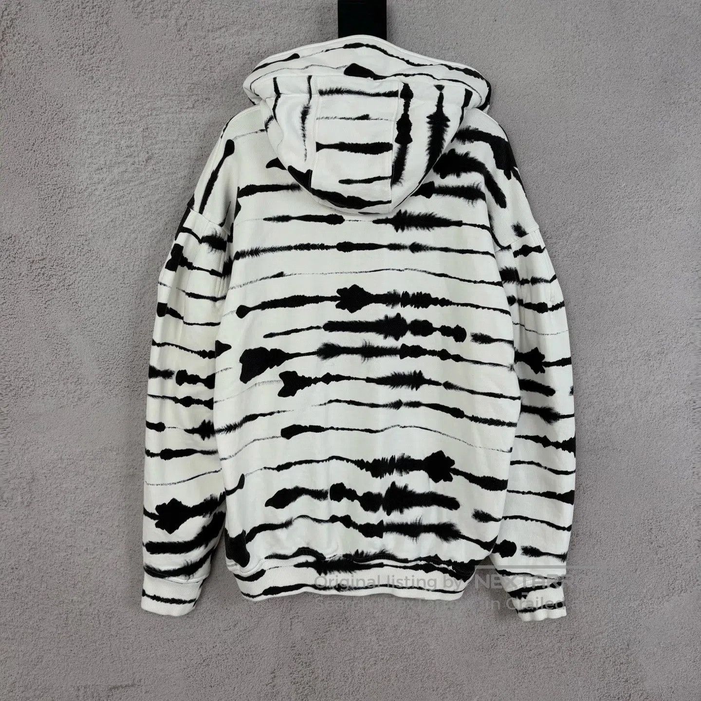 Burberry Burberry Ink-streaked striped hooded sweatshirt Size US M / EU 48-50 / 2 - 2 Thumbnail