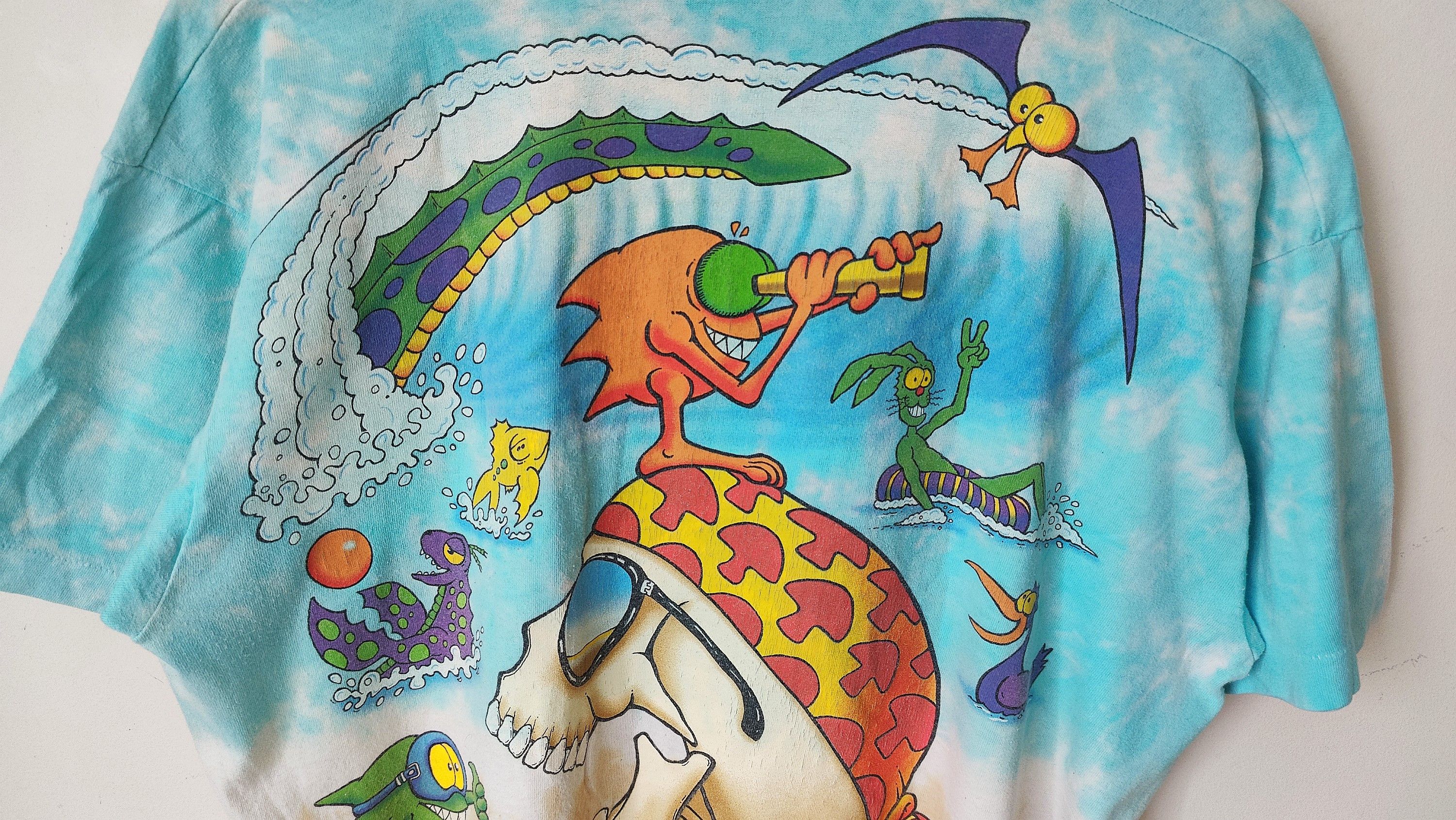 Liquid Blue Joey Mars 1992 Full Print Liquid Blue RARE Vintage Tshirt Size US XL / EU 56 / 4 - 7 Thumbnail