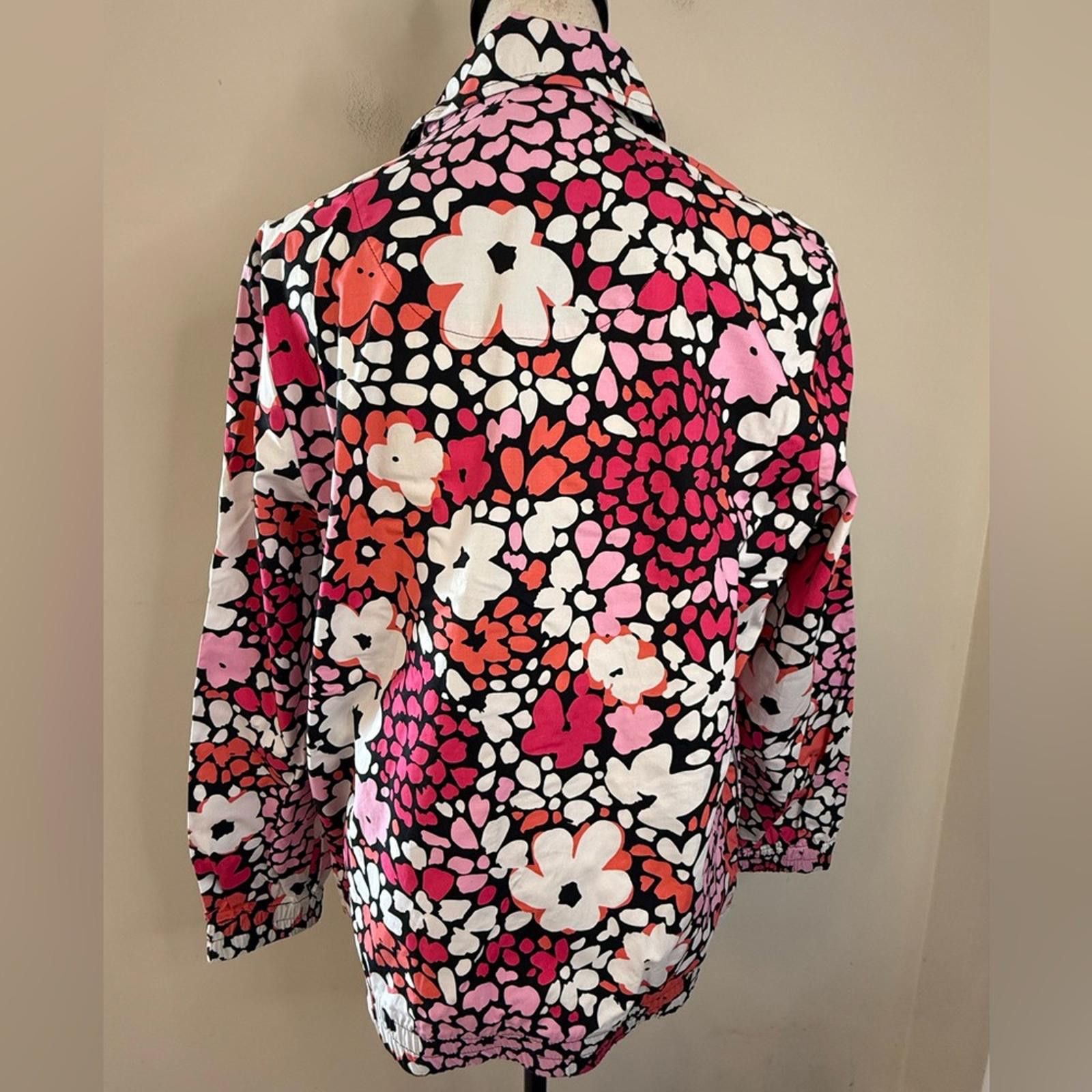 Other Koret floral lightweight jacket black orange pink white SZ M Size M / US 6-8 / IT 42-44 - 4 Thumbnail