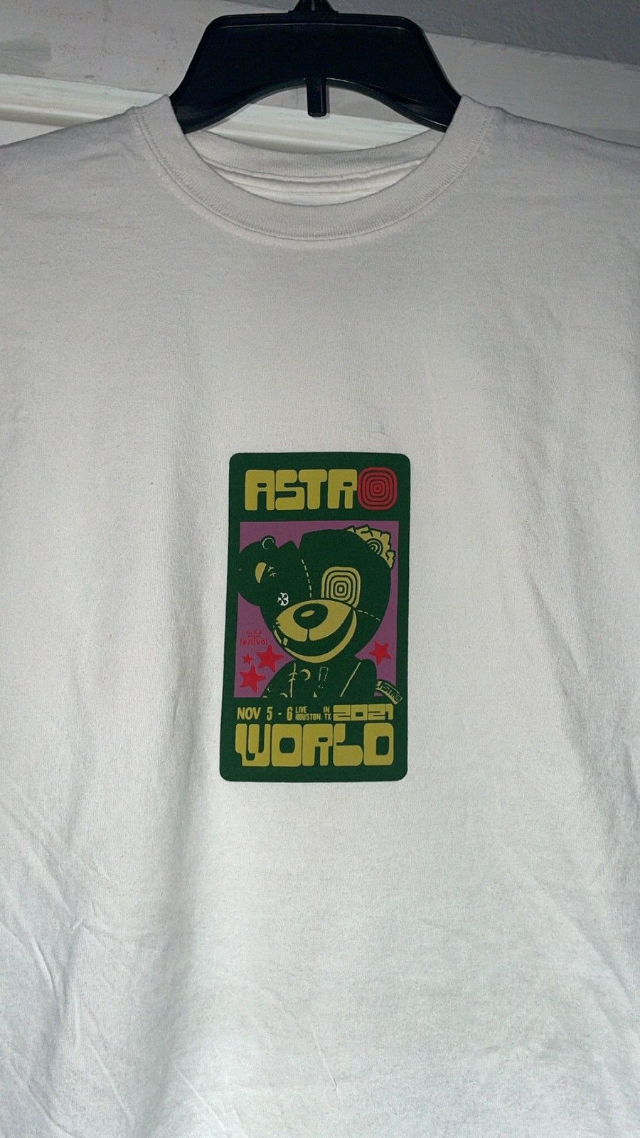 Travis Scott Travis Scott 2021 Astrowrld “Teddy Bear” Tee Size US S / EU 44-46 / 1 - 2 Thumbnail