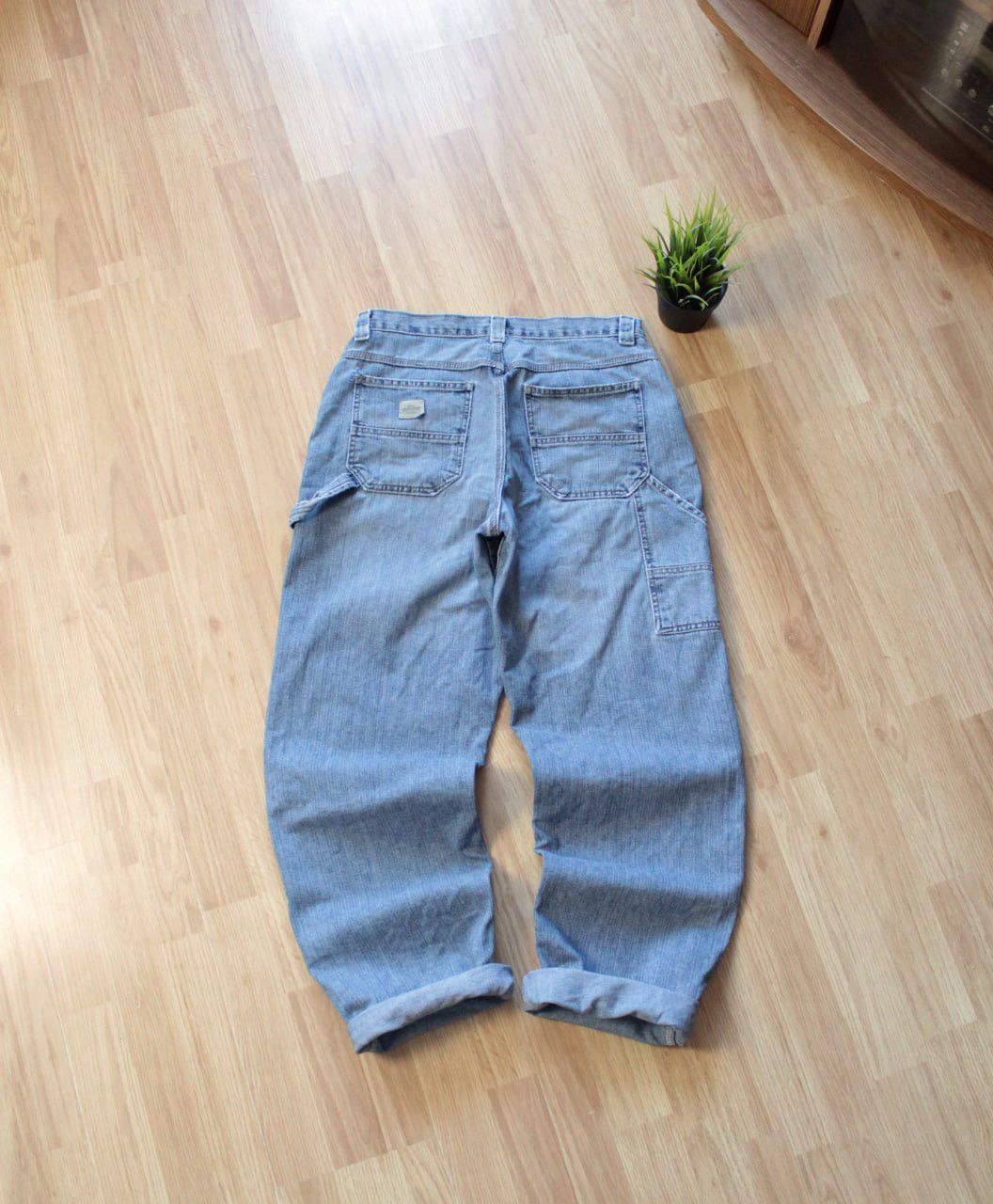 Japanese Brand × Vintage 🔥 VINTAGE DENIM CARPENTER DETROIT CHORE JEANS LEE DUNGAREES Size US 32 / EU 48 - 1 Thumbnail