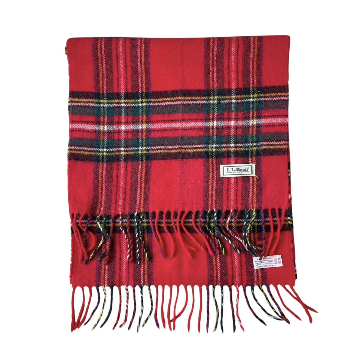 L.L. Bean × Vintage L.L Bean Maine USA Vintage Wool Checkered Muffler Size ONE SIZE - 2 Thumbnail
