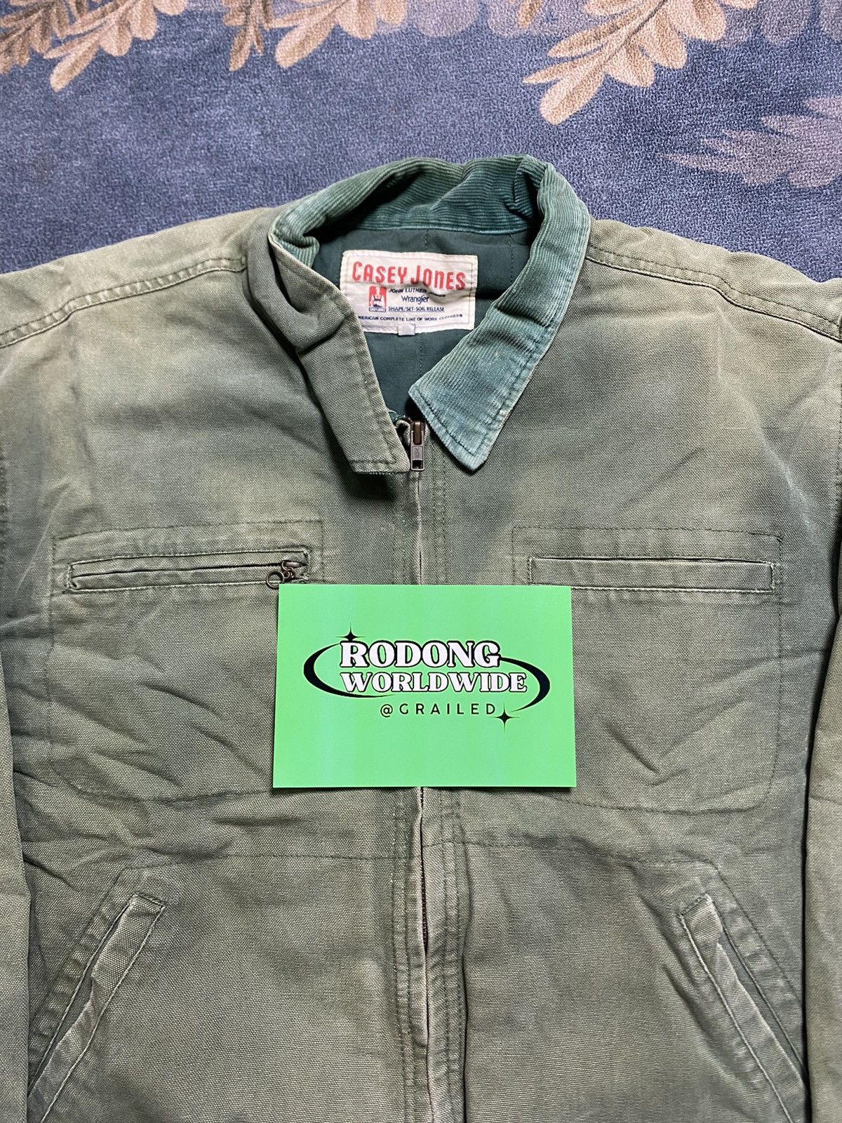 Vintage VINTAGE RARE WRANGLER CASEY JONES DENIM DETROIT JACKET Size US L / EU 52-54 / 3 - 2 Thumbnail