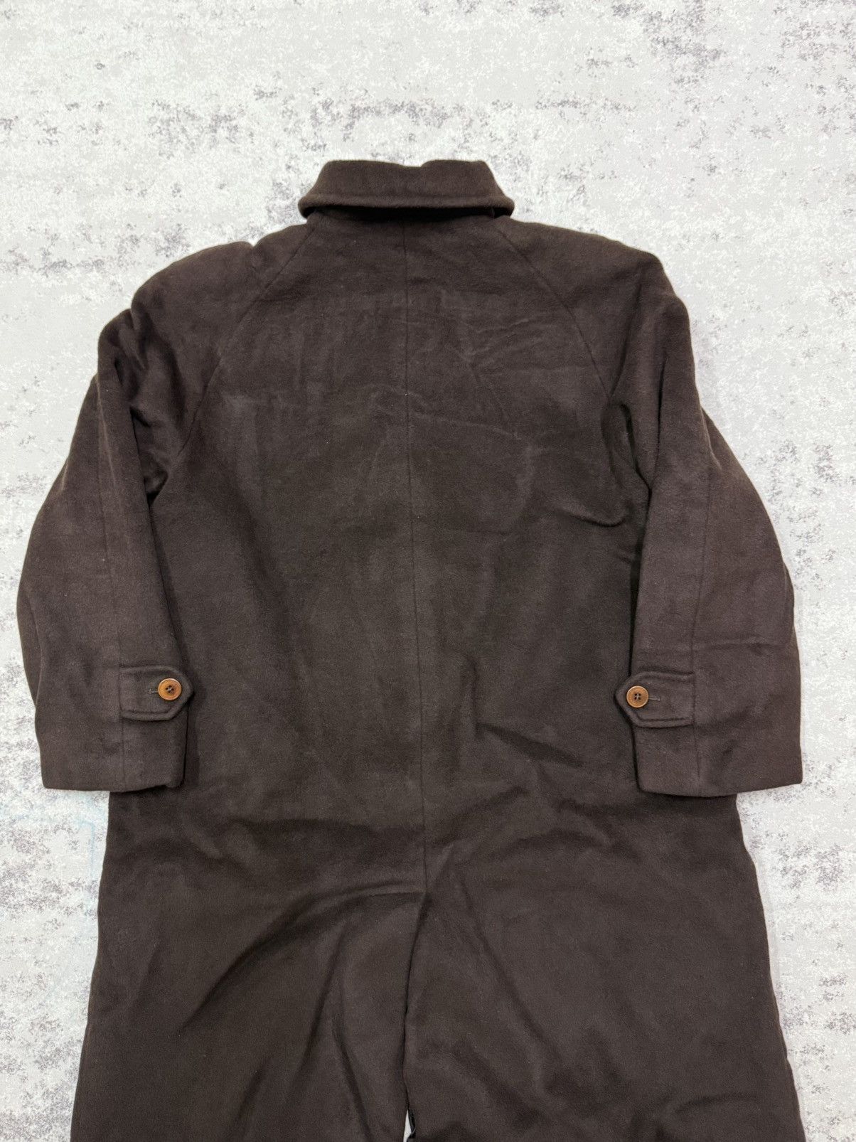 Aquascutum Aquascutum Made In England Wool Long Coat Jacket Brown Size US M / EU 48-50 / 2 - 13 Thumbnail