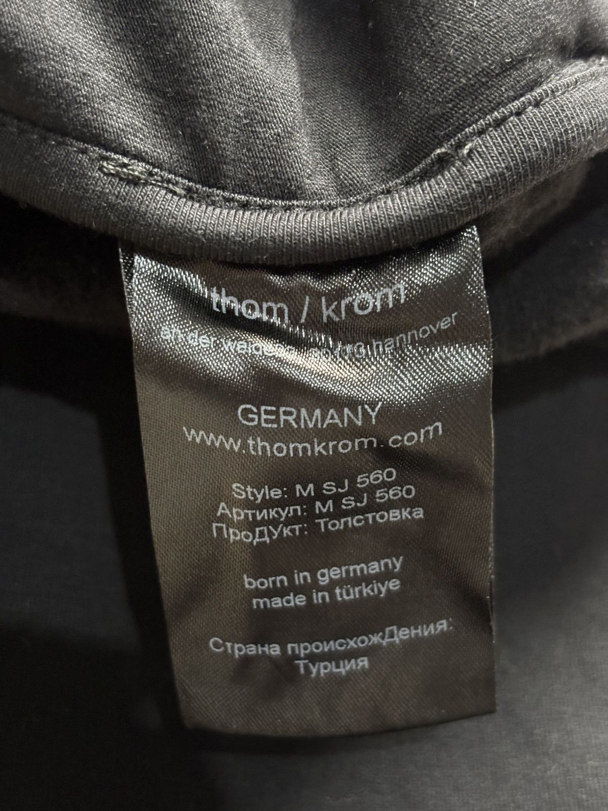 Thom Krom Cross Stitch Moto Jacket Size US S / EU 44-46 / 1 - 12 Thumbnail