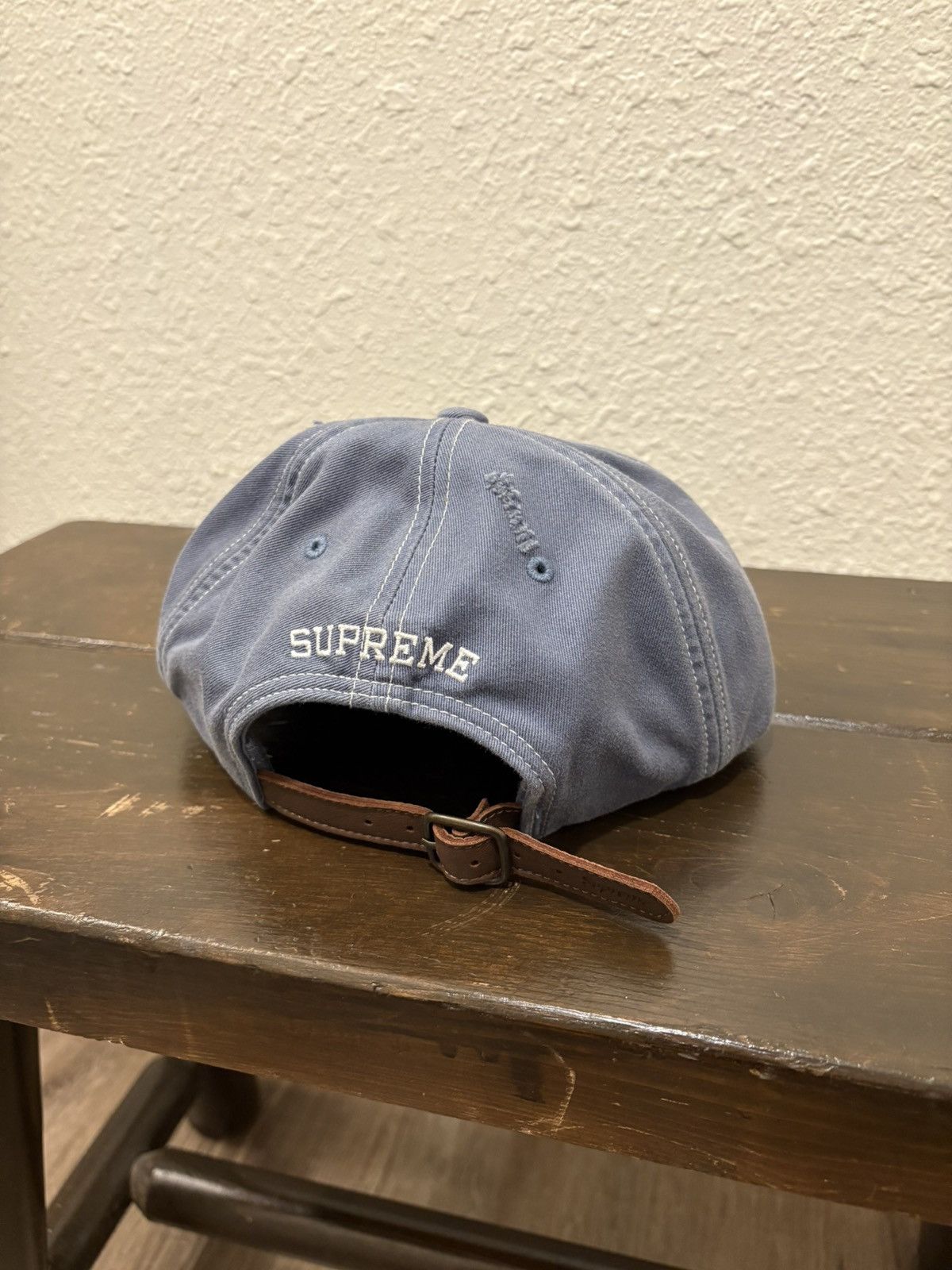 Supreme Supreme Distressed Script 6-Panel Size ONE SIZE - 3 Thumbnail