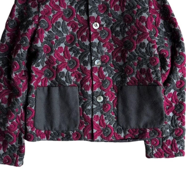Other Comme Des Garcons Granny Coat Embroidered Flower Coat Size S / US 4 / IT 40 - 3 Thumbnail