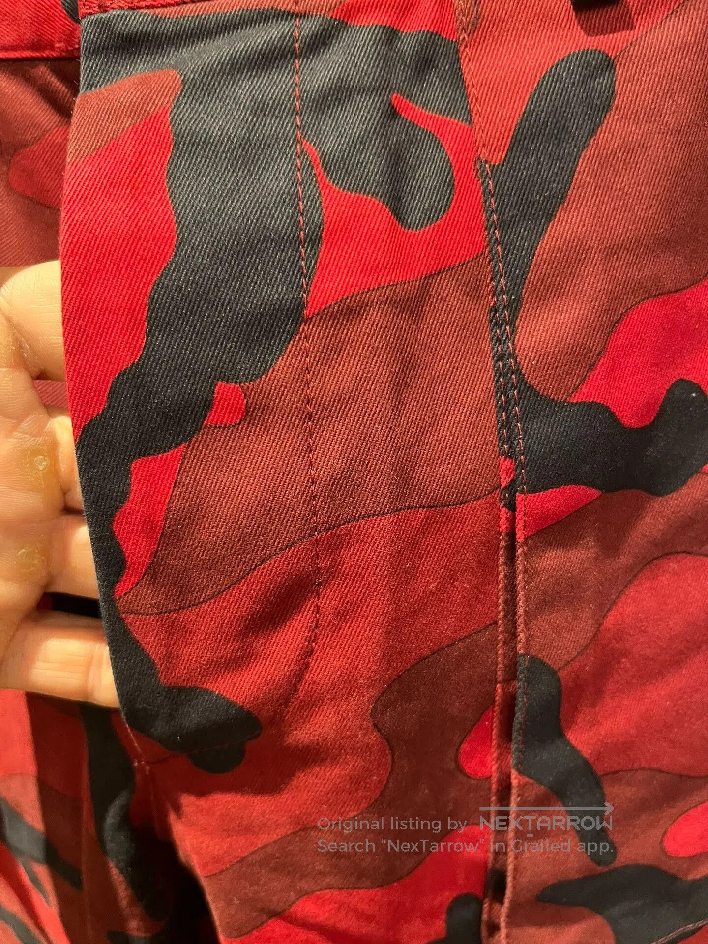 Valentino Valentino Red Camo Cargo Pants. Size US 26 / EU 42 - 2 Thumbnail
