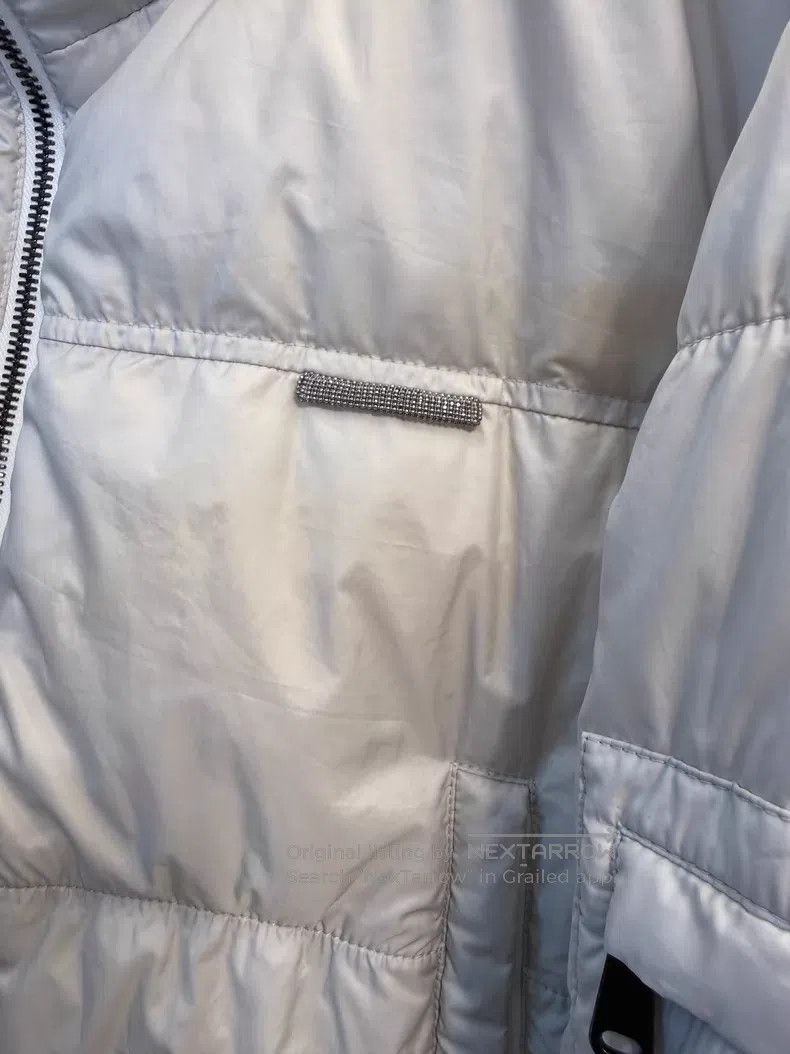 Brunello Cucinelli Brunello Cucinelli Beaded Goose Down Jacket Size S / US 4 / IT 40 - 3 Thumbnail