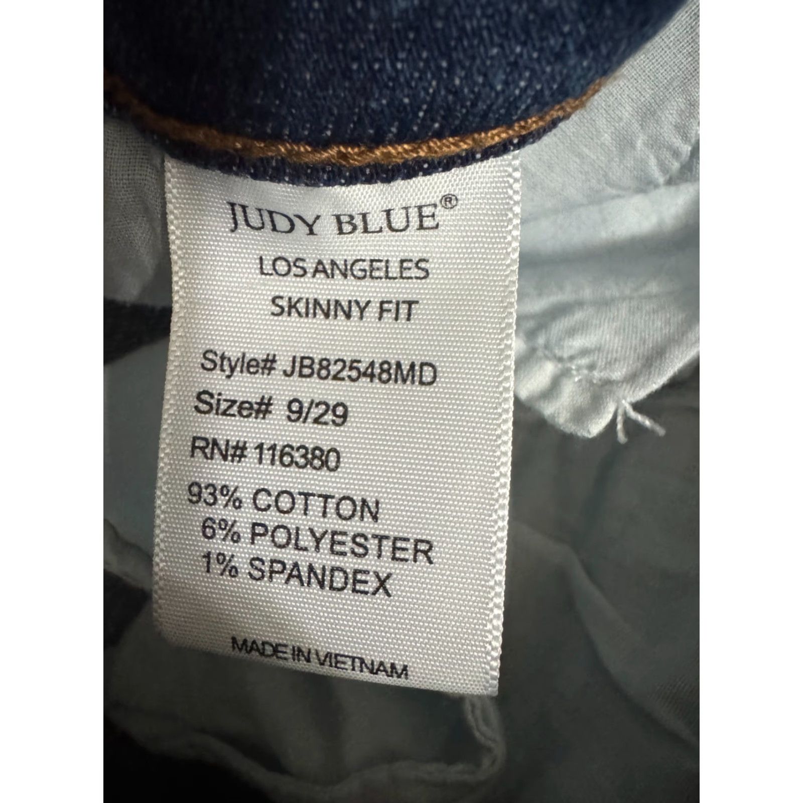 Denime Judy Blue Jeans Womens 9/29 Blue Skinny Denim JB82548md Jeans Regular 29in Dark Blue Womens Size 30" / US 8 / IT 44 - 5 Thumbnail