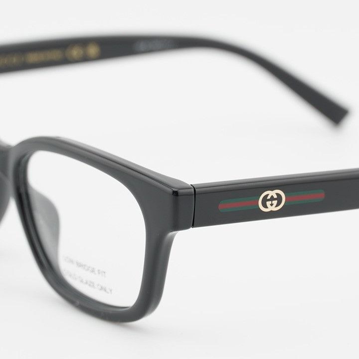 Gucci Gucci GG2103OL 005 Eyeglasses Black 53mm Square Frame Size ONE SIZE - 10 Thumbnail