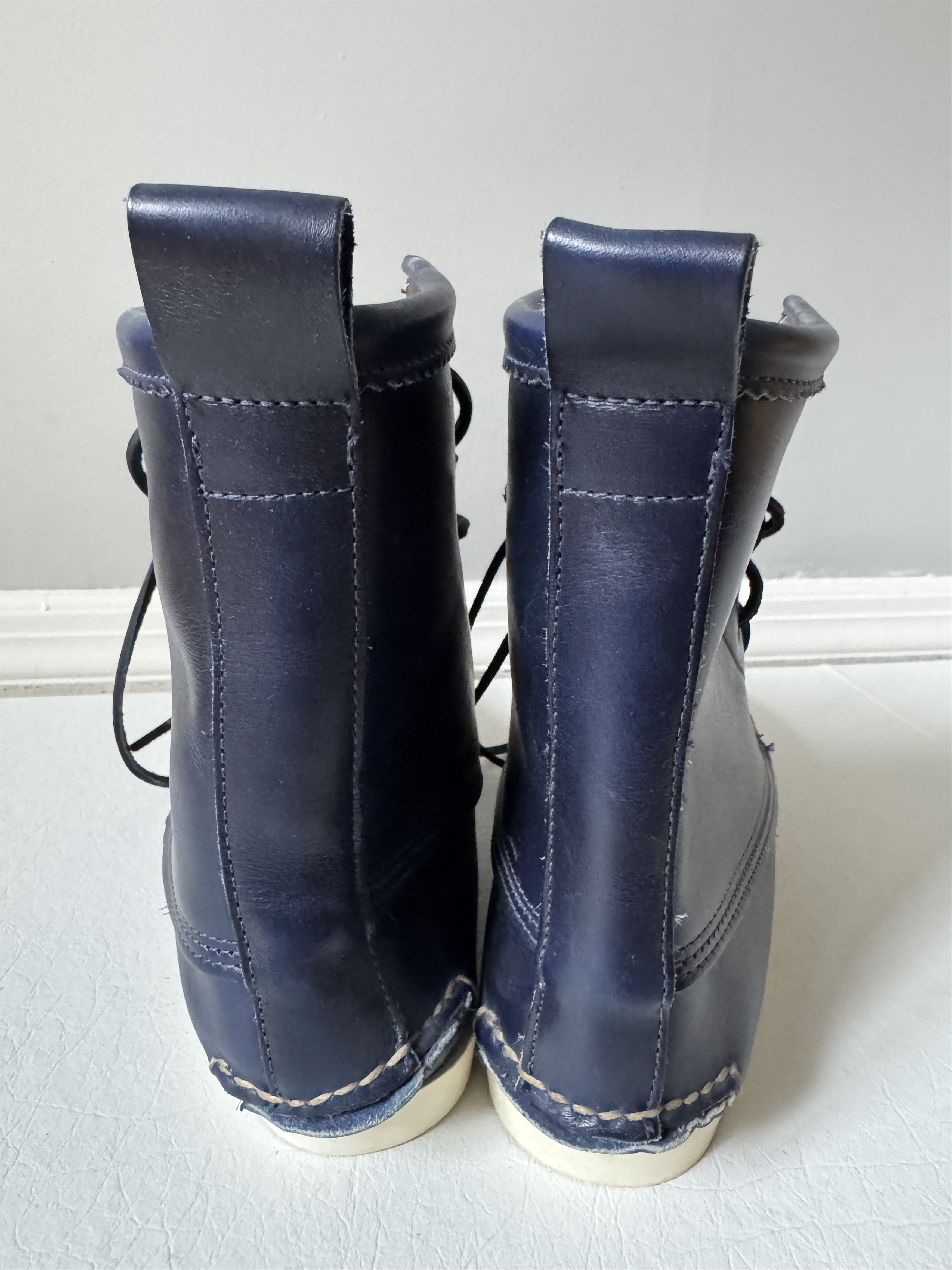 Quoddy Navy Boots Size US 8 / EU 41 - 5 Thumbnail