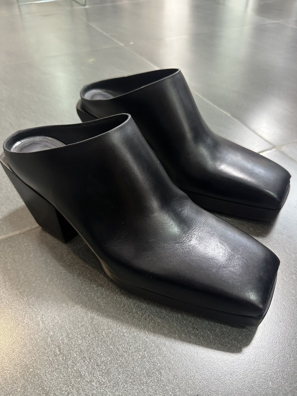 Rick Owens Rick Owens Calfskin Mules Size US 7.5 / EU 40-41 - 1 Thumbnail