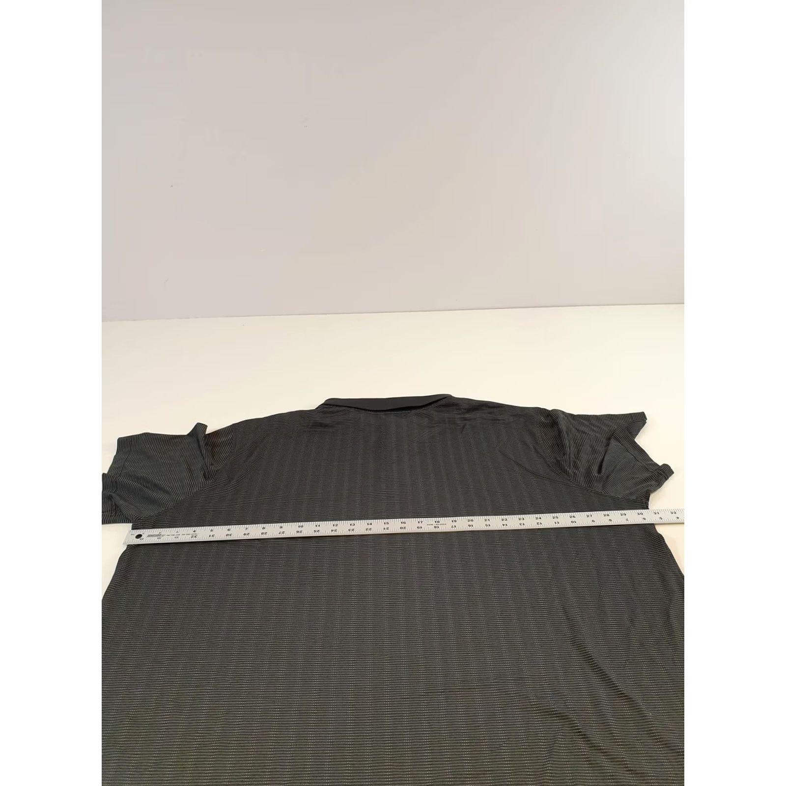 Reebok Reebok Polo Shirt Mens 4XL Black Gray Stripe Performance Golf Athletic Big Tall Shirt Size US XXL / EU 58 / 5 - 7 Thumbnail