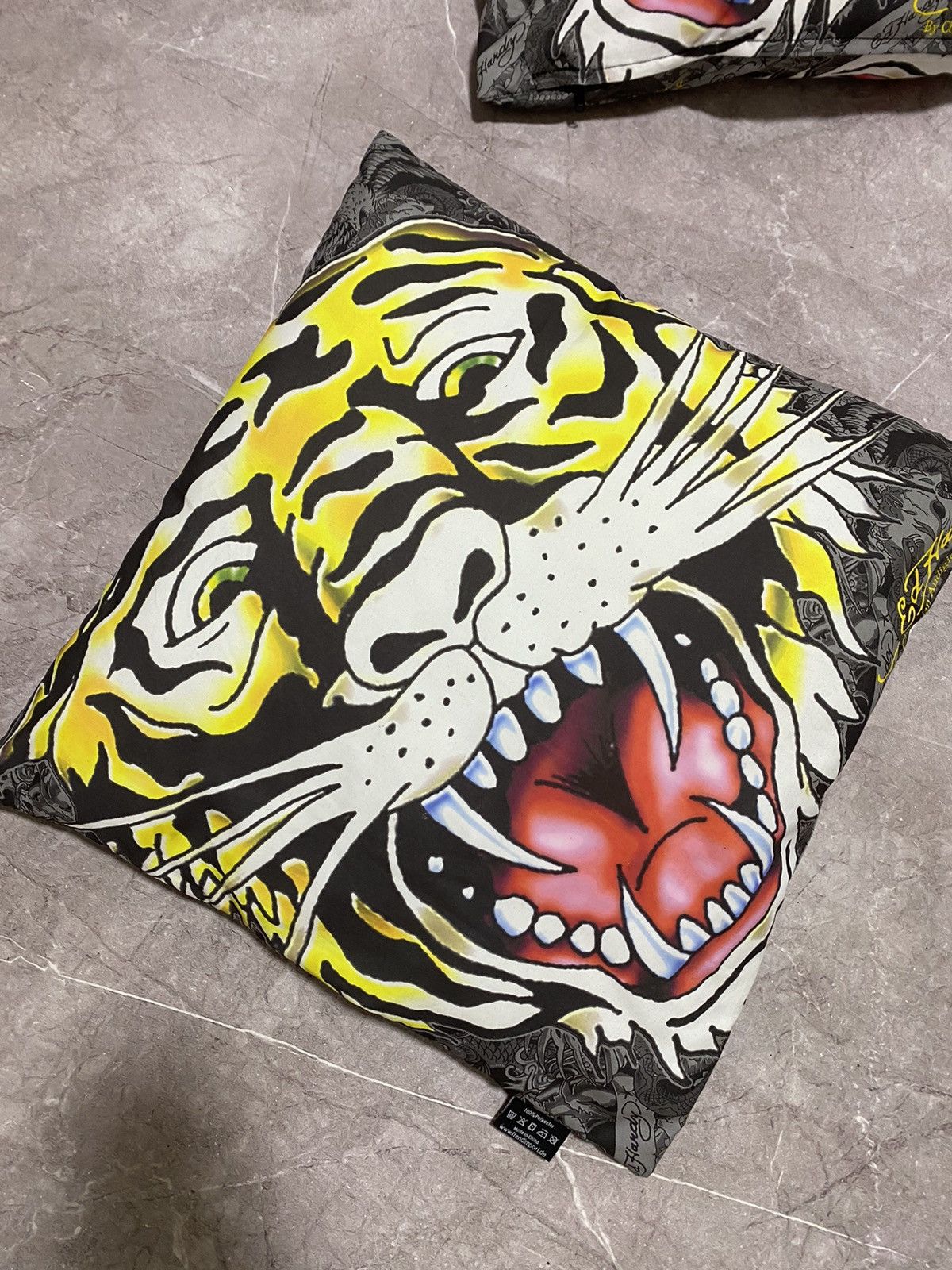 Ed Hardy Vintage Y2K Ed Hardy by Christian Audigier Two Pillow Rare Size ONE SIZE - 5 Thumbnail