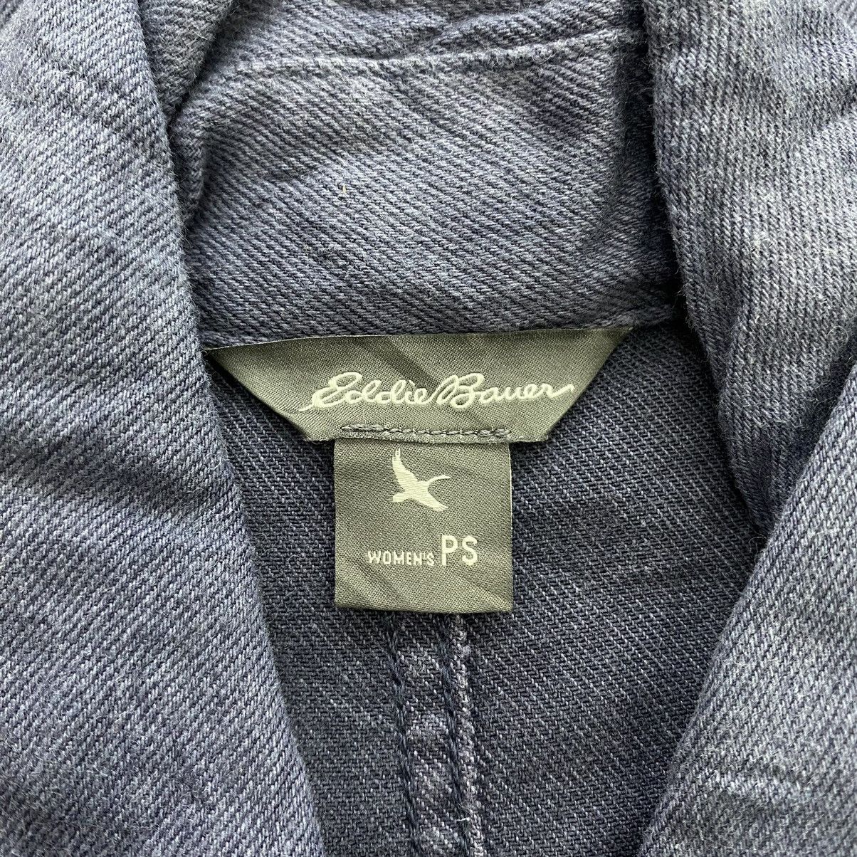 Eddie Bauer × Jean EDDIE BAUER Multi Pockets Button Up Long Denim Jeans Jacket Size M / US 6-8 / IT 42-44 - 4 Thumbnail