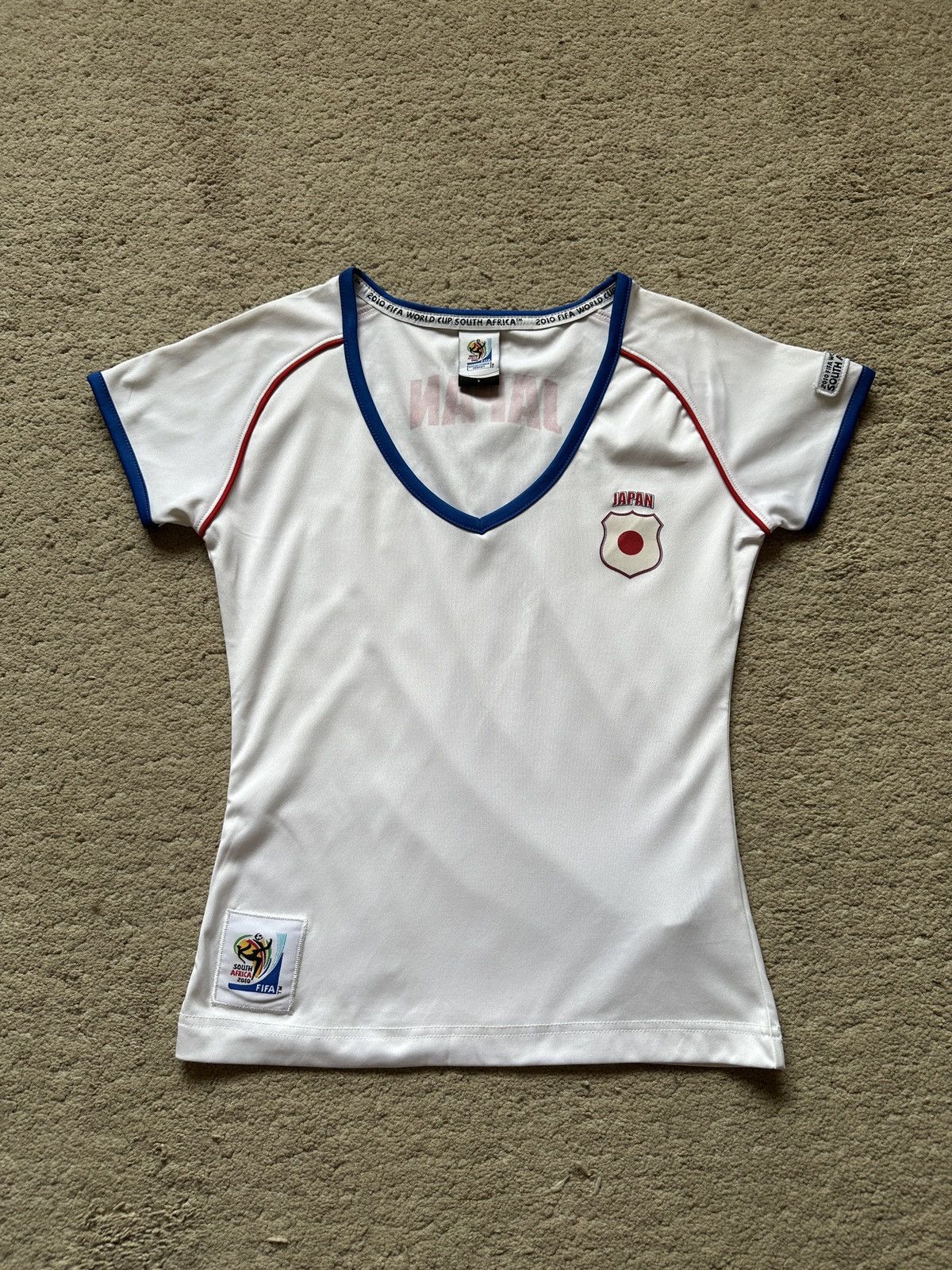 Japanese Brand 2010 FIFA World Cup Official Merchandise Japan Women Jersey Size S / US 4 / IT 40 - 1 Thumbnail