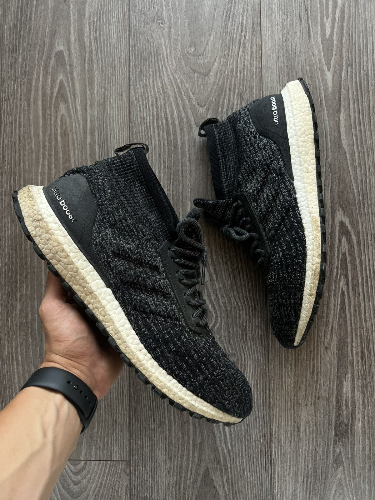 Triple Black Continental Ultra Boost Shoes Adidas Ultraboost All