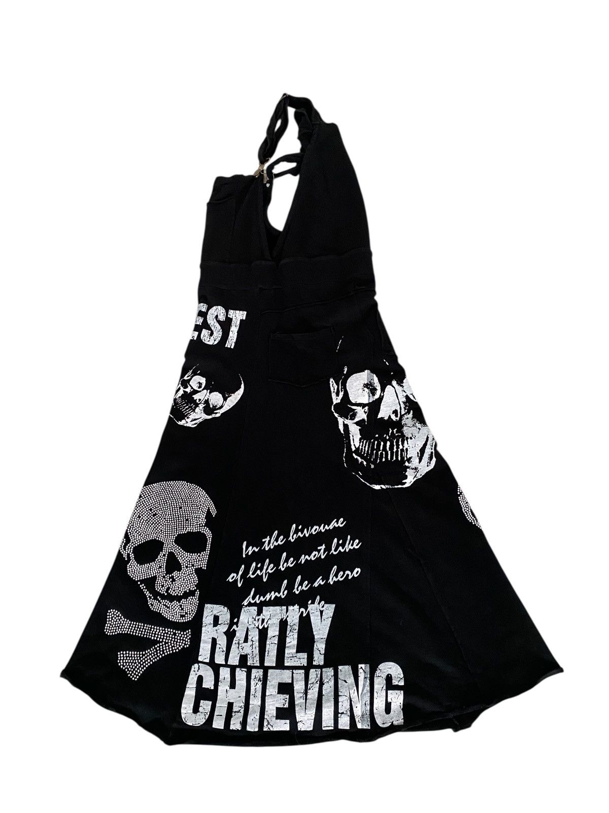 Hysteric Glamour × Japanese Brand × Seditionaries 🇯🇵Vintage ☠️ Skull Punk M.K.R Dress rare design Size M / US 6-8 / IT 42-44 - 13 Thumbnail