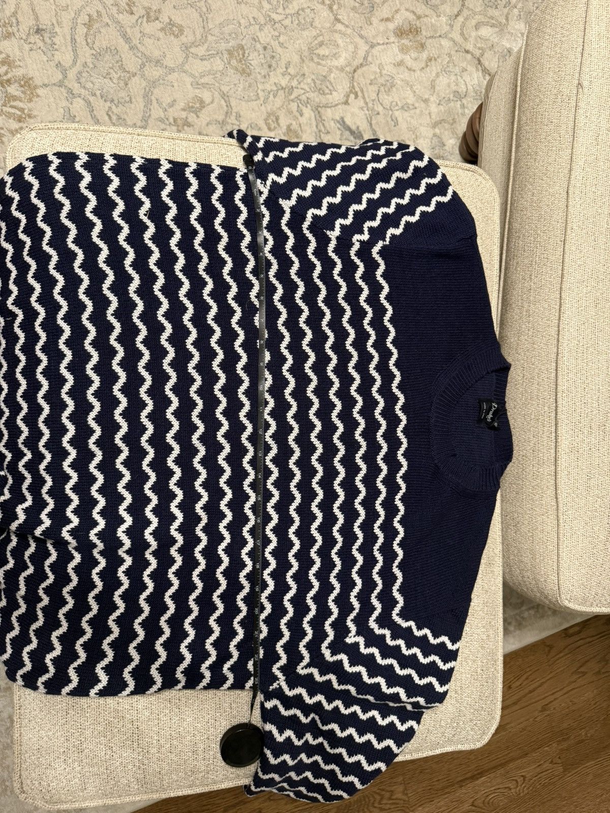 Drake's Drake’s stripe crew neck XXL Size US XXL / EU 58 / 5 - 6 Thumbnail