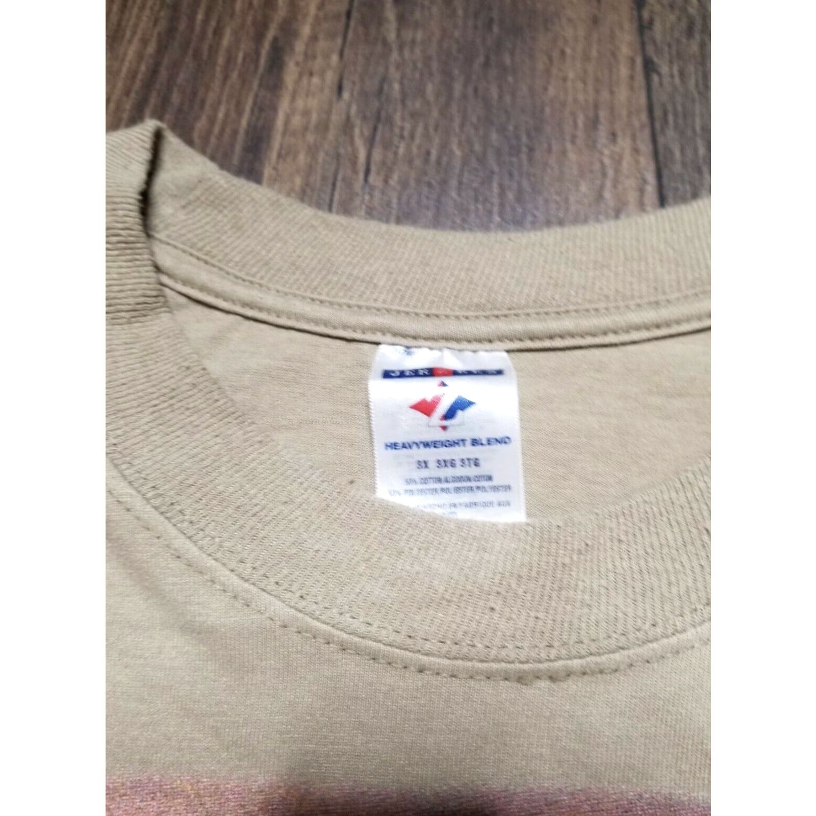 Jerzees VINTAGE Jerzees Beagle Dog Face T-Shirt 3XL Mens Beige 3D Graphic Tee Short Sleeve Crew Neck Animals Dog Shirt Regular Size US XXL / EU 58 / 5 - 3 Thumbnail
