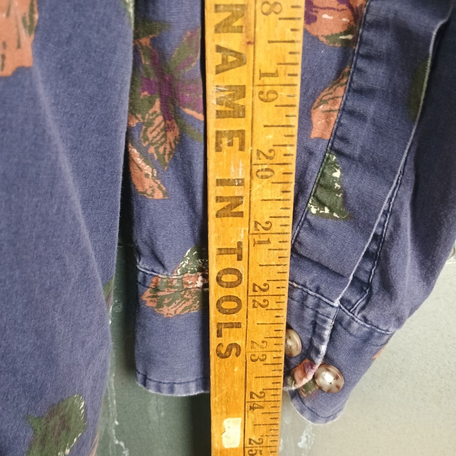 Van Heusen Van Heusen Leaf Nature Button Down Shirt Large Vintage 90s Size US L / EU 52-54 / 3 - 6 Thumbnail