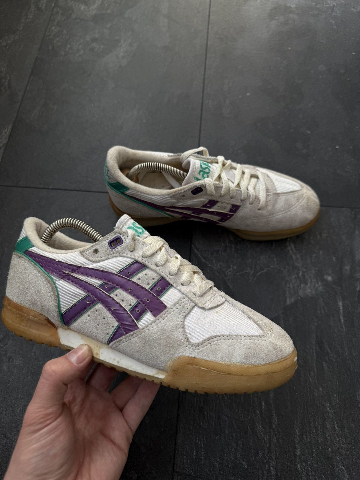 Asics × Streetwear × Vintage Vintage asics rare low top sneakers Size US 6 / EU 39 - 4 Thumbnail
