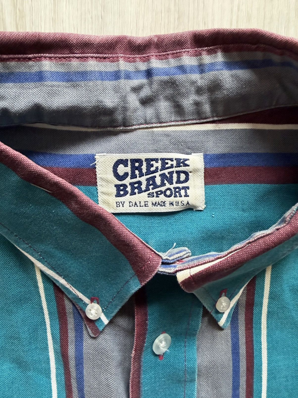 Vintage Vintage Creek Brand Sport Striped Western Sz XL Turquise USA Size US XL / EU 56 / 4 - 6 Thumbnail
