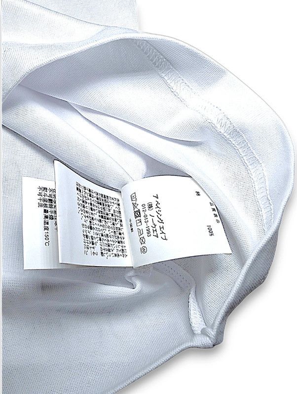 Bape White BAPE Rhinestone College T-Shirt | Size S Size US S / EU 44-46 / 1 - 11 Thumbnail