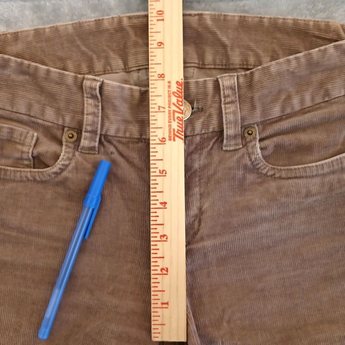 J.Crew J.CREW Corduroy Pants Womens Size 26 Short Brown Chino 28x29.5 Low Rise Shirt/Pants? Size 26" / US 2 / IT 38 - 3 Thumbnail