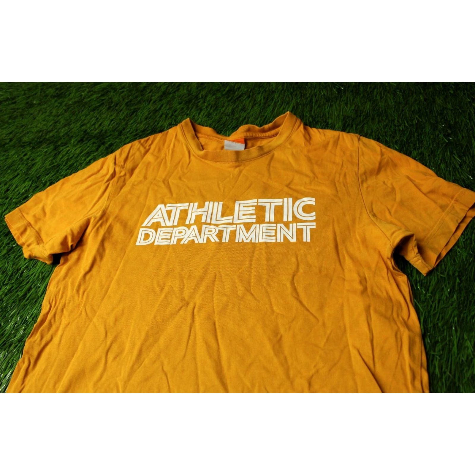 Nike NIKE Athletic Department T-Shirt Shirt Men M Orange 2012 Slim Fit 100% Cotton 511211-809 Size US M / EU 48-50 / 2 - 2 Thumbnail
