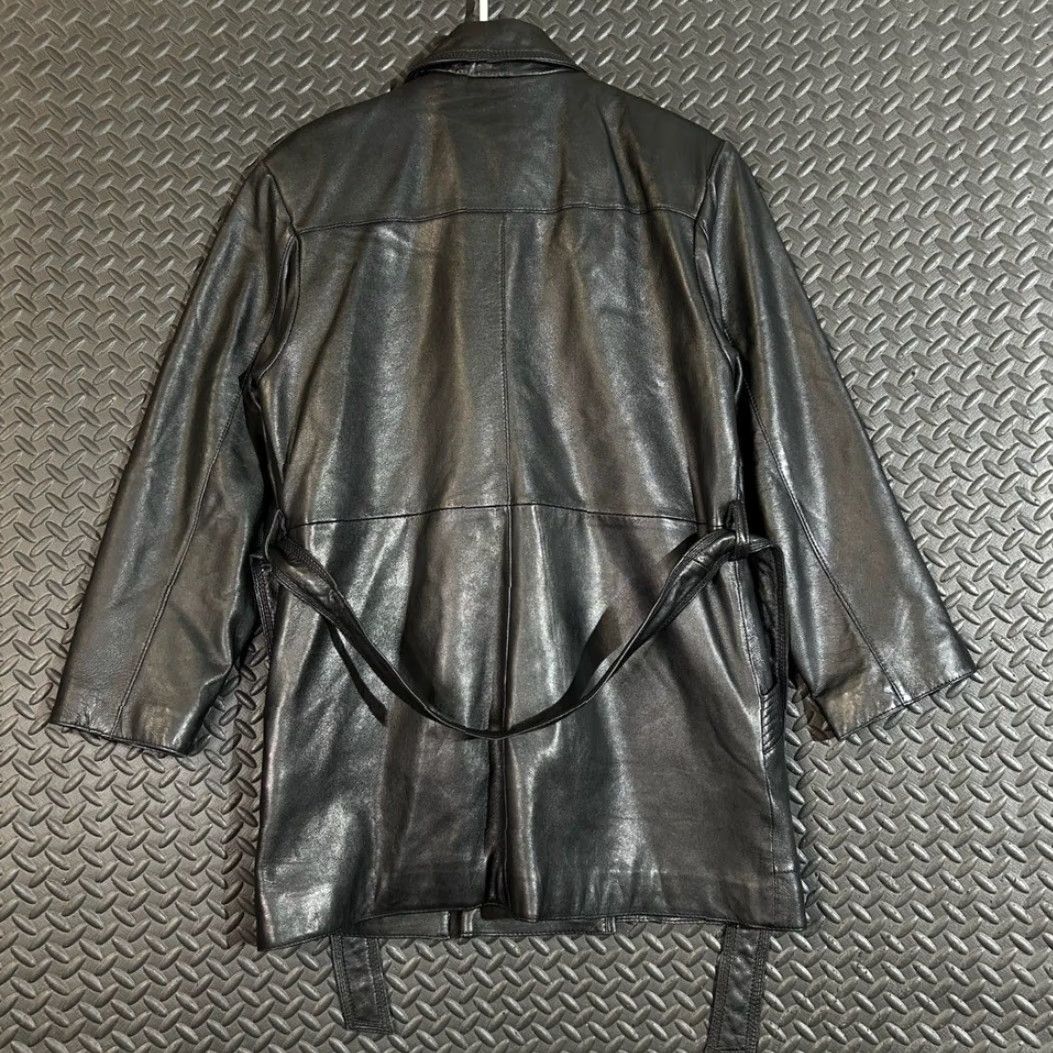 Vintage VINTAGE Wilsons Pelle Studio Leather Jacket Belted Thinsulate Insulation Women's M Black Jackets Womens M Leather Belted Thinsulate Insulation Size M / US 6-8 / IT 42-44 - 2 Thumbnail