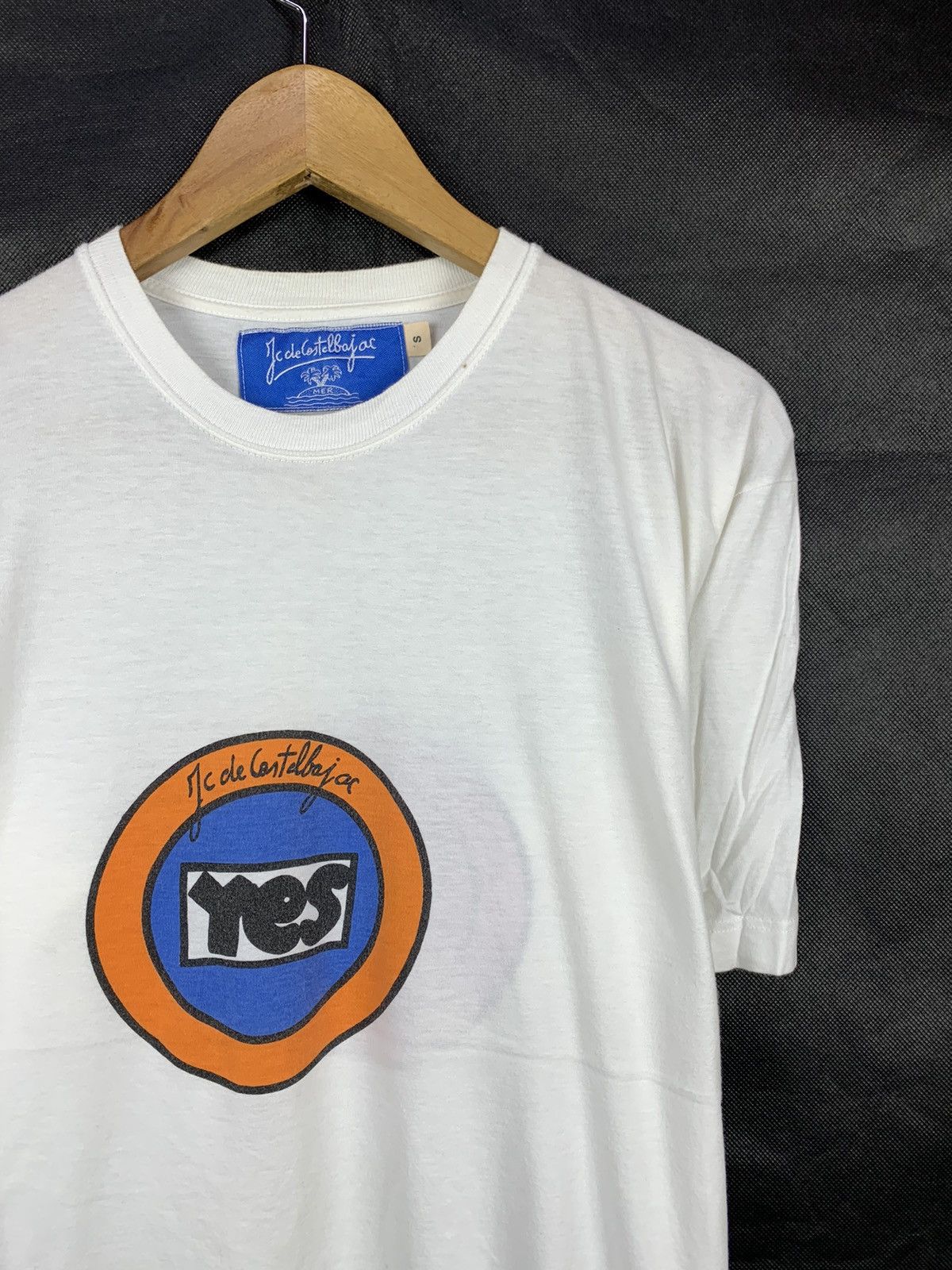 Jean Charles De Castelbajac × Vintage Steals! Vintage JC De Castelbajac Yes/No Pop Art Tee Size US S / EU 44-46 / 1 - 3 Thumbnail