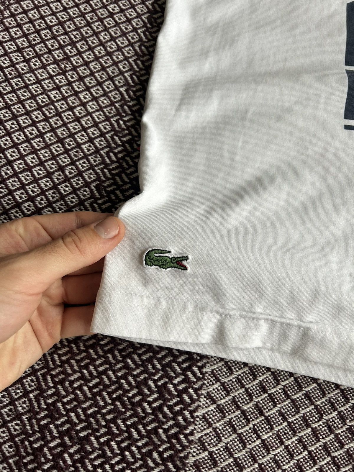 Lacoste Lacoste Live T-shirt Big Logo Graphic Print Tee Size 5 / L Size US L / EU 52-54 / 3 - 3 Thumbnail