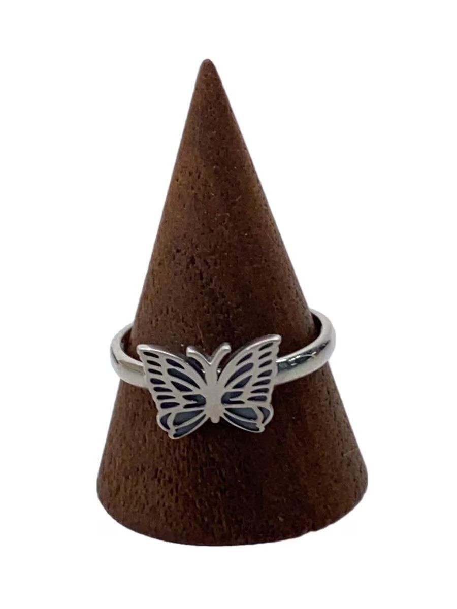 image of Needles Butterfly Ring in Silver, Men's